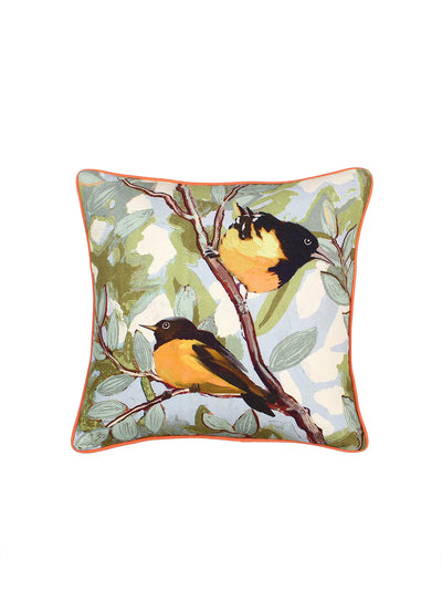 Cushion Cover - The Native Oriole (Green)