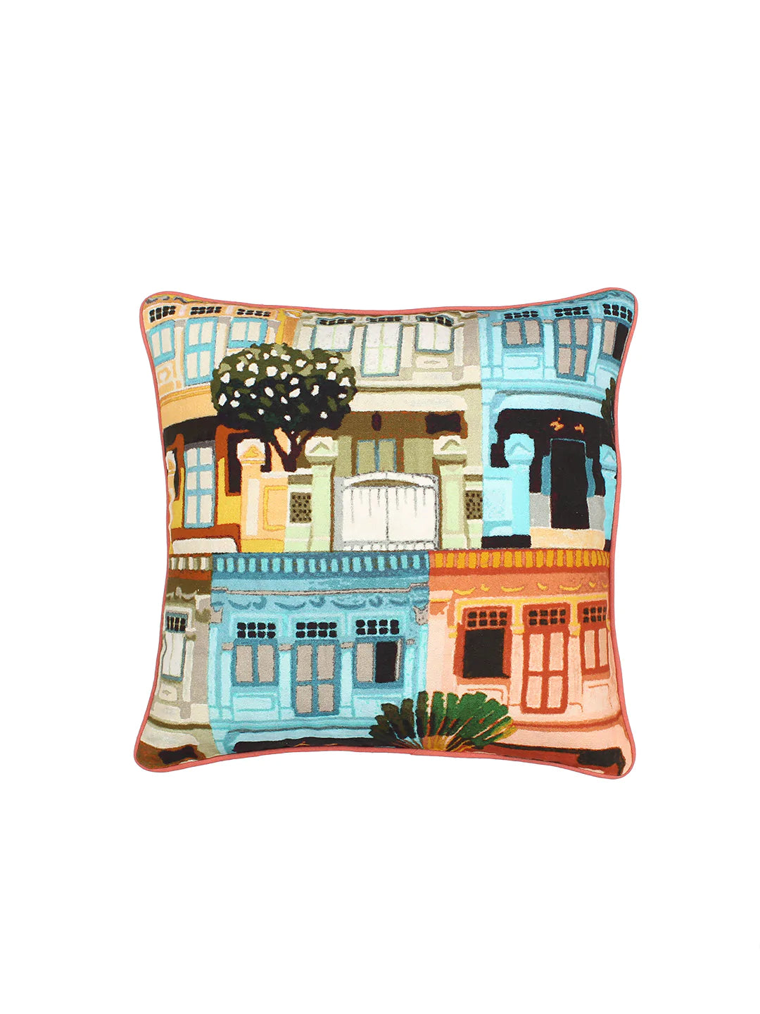 The Shophouses Cushion Cover (Multi)