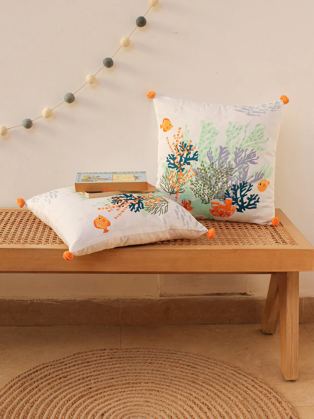The Coral Reef Cushion Cover