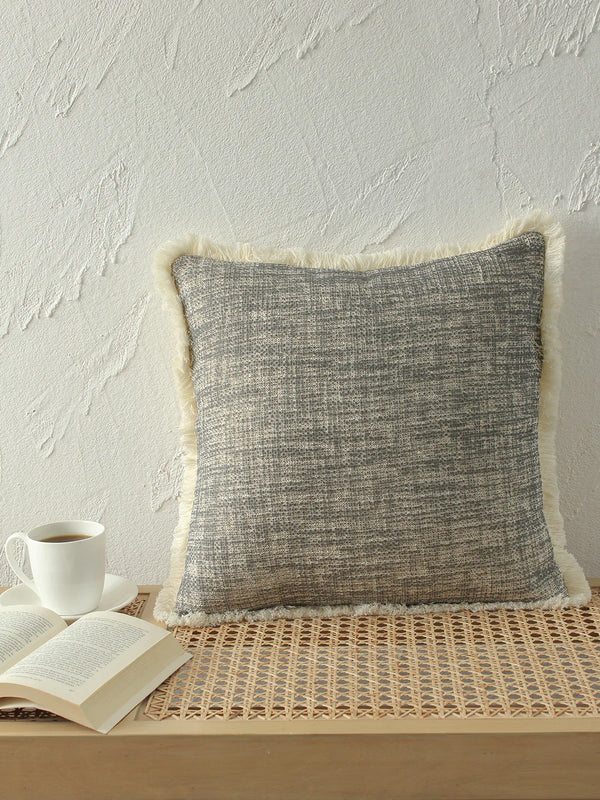 Matsya Vala Cushion Cover (Black)
