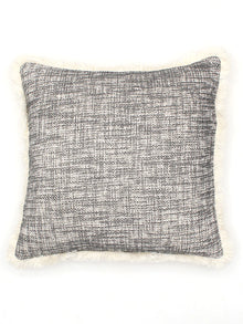 Matsya Vala Cushion Cover (Black)