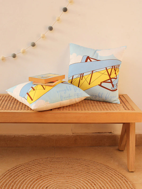 The Stearman Puzzle B Cushion Cover