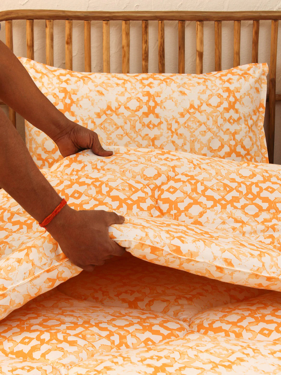 Jaal Orange Comforter