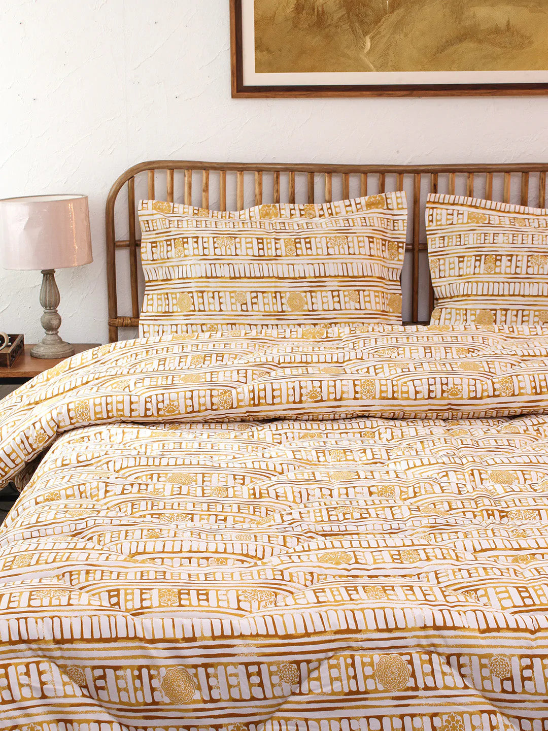 Sanchi Yellow Comforter