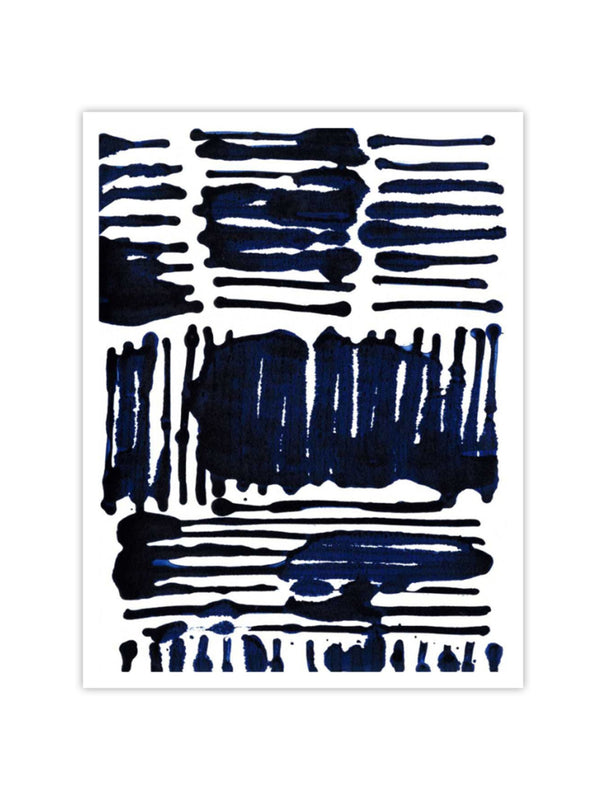 Wall Prints - Indigo Stripes II