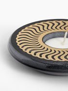 Tea Light Candle Holder Celestial - Black