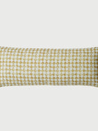 Cushion Cover - Checker Ochre Lumbar