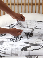 Vanam Grey Duvet Cover