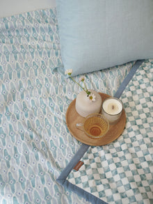 Dohar - Checker Mosaic Blue