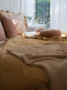 Duvet Cover - Ruffle Ochre