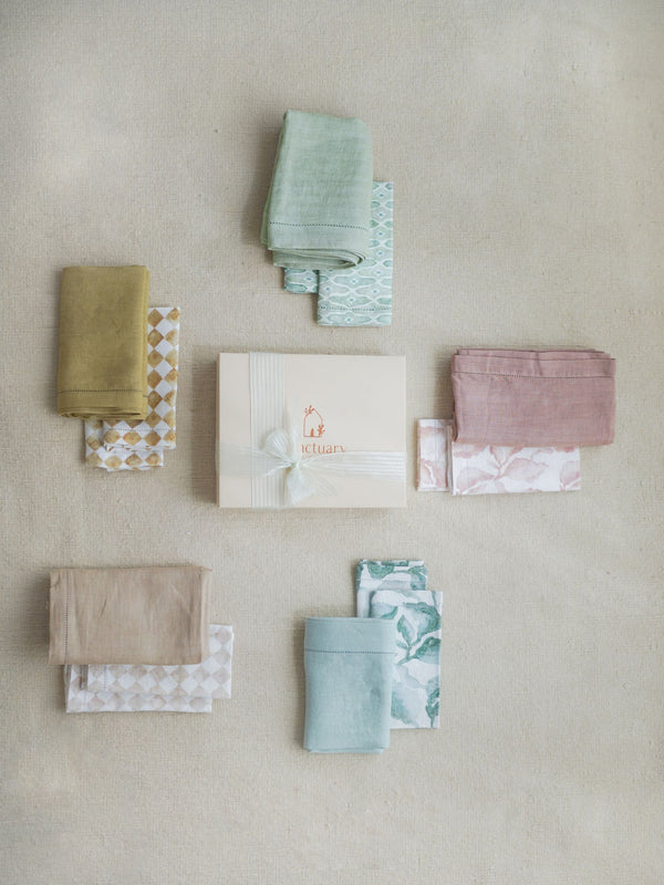 Linen Table Runner - Flax