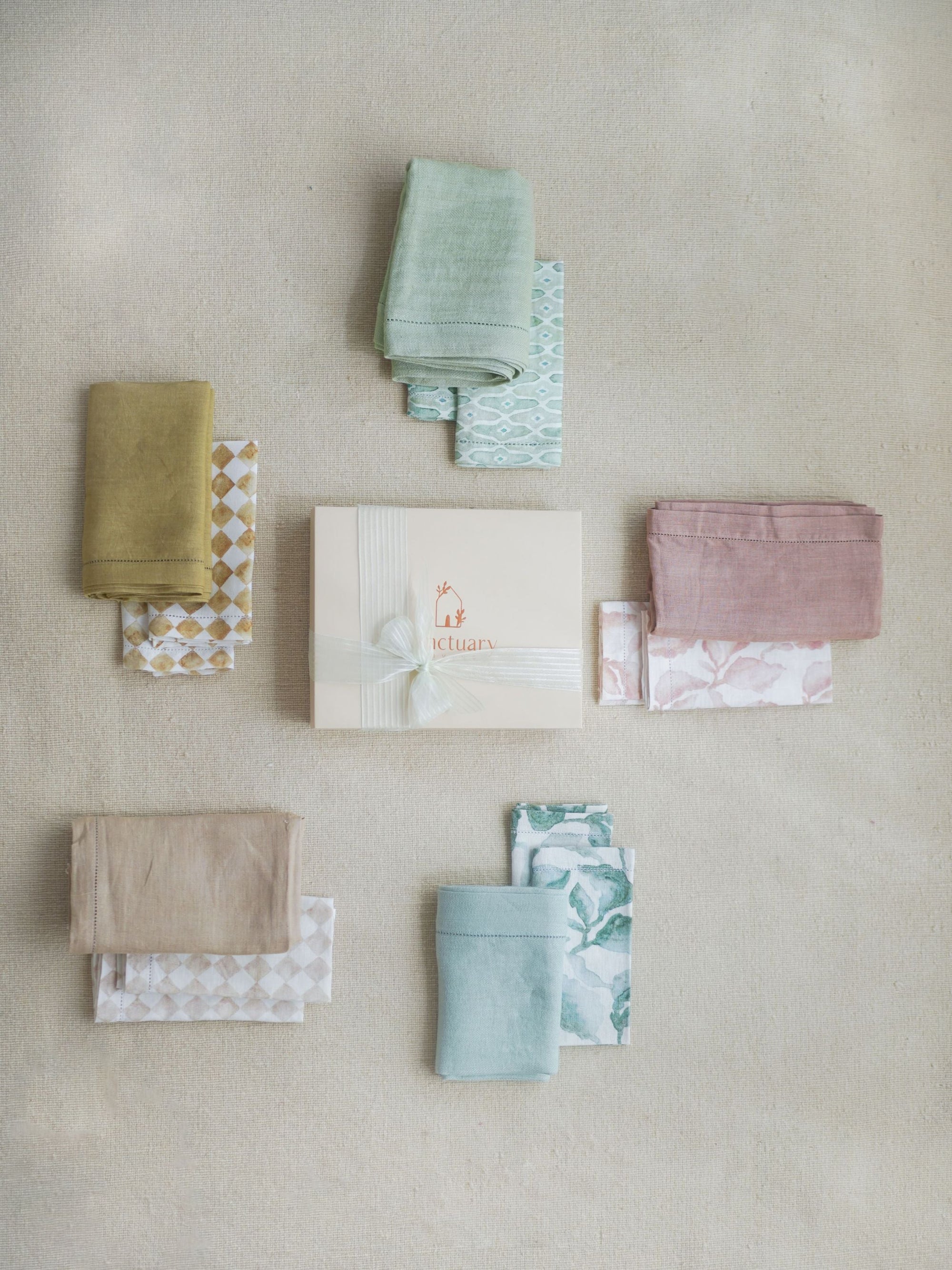 Linen Table Runner - Ochre