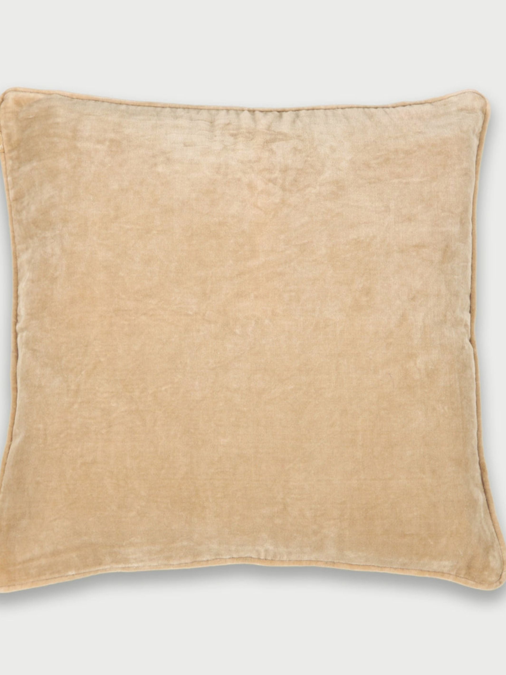 Cushion Cover - Bisque Velvet Euro Sham