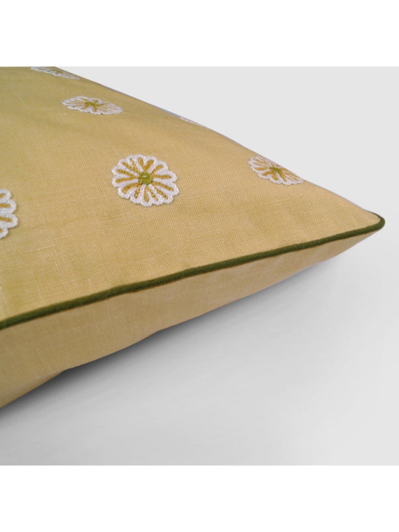 Dilara Aari Embroidered Cushion Cover Beige