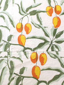 Amra Rust Fitted Bedsheet With Pillow Cover