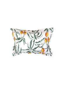 Amra Rust Fitted Bedsheet With Pillow Cover