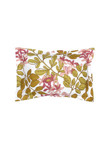 Moringa Pink Fitted Bedsheet With Pillow Cover
