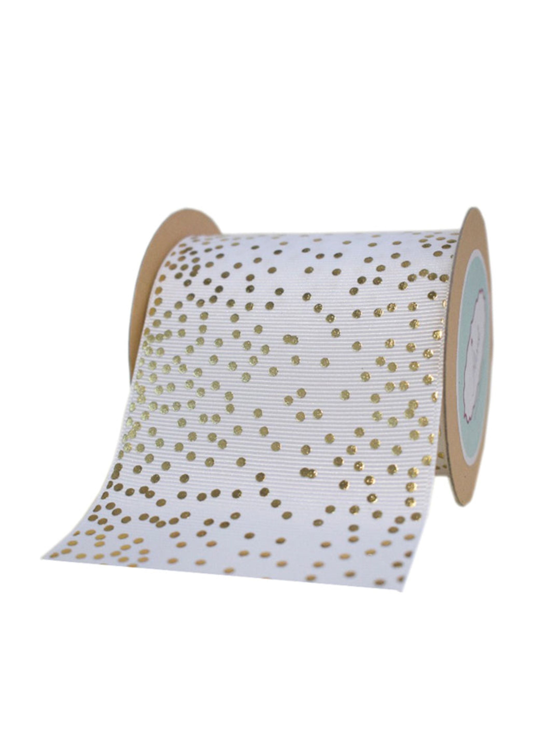 Gold Dots Ribbon