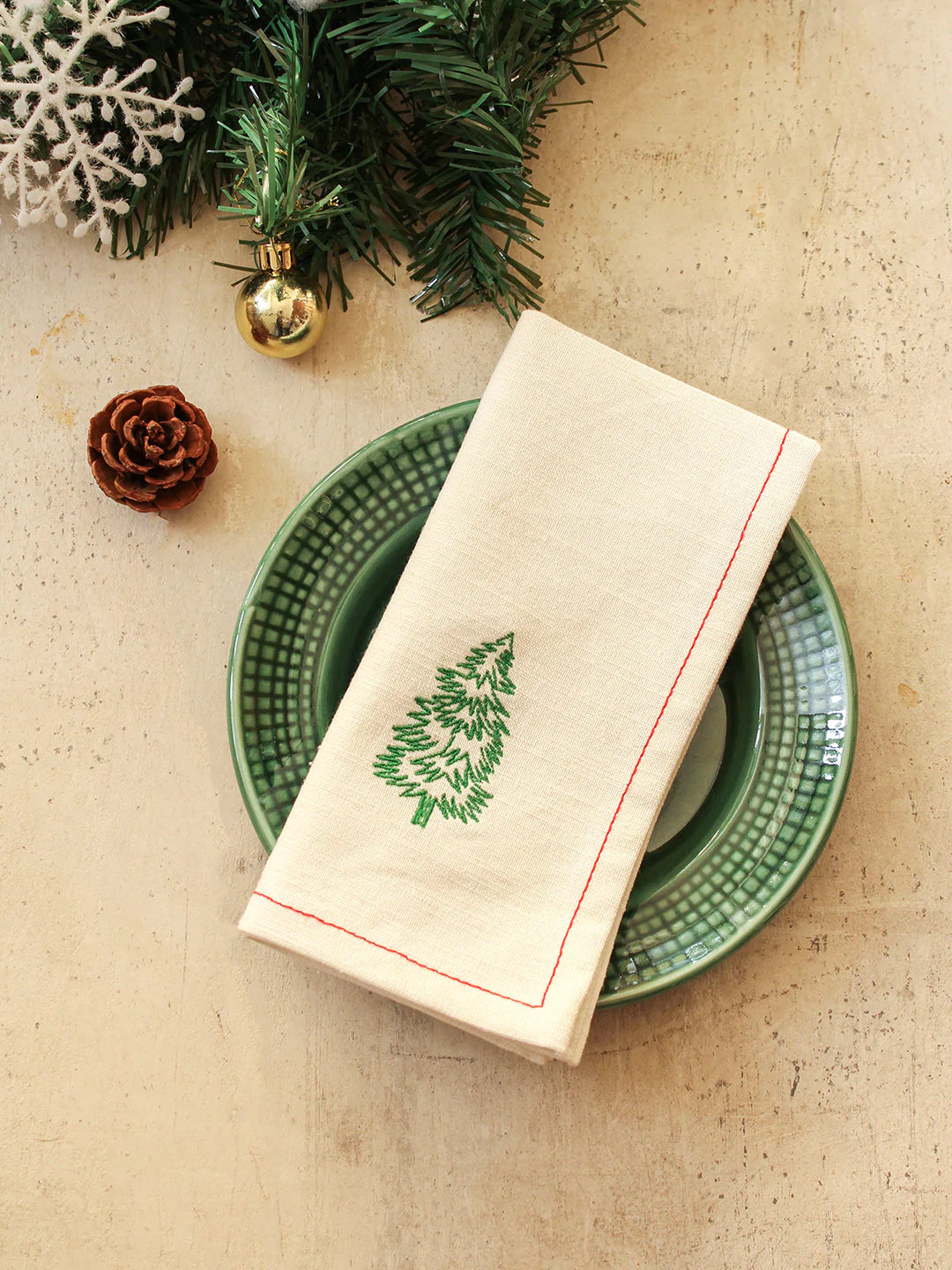 Sparkling Tree Napkin Gift Set