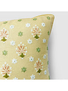 Cushion Cover - Gul Nilofer Aari Embroidered - Beige