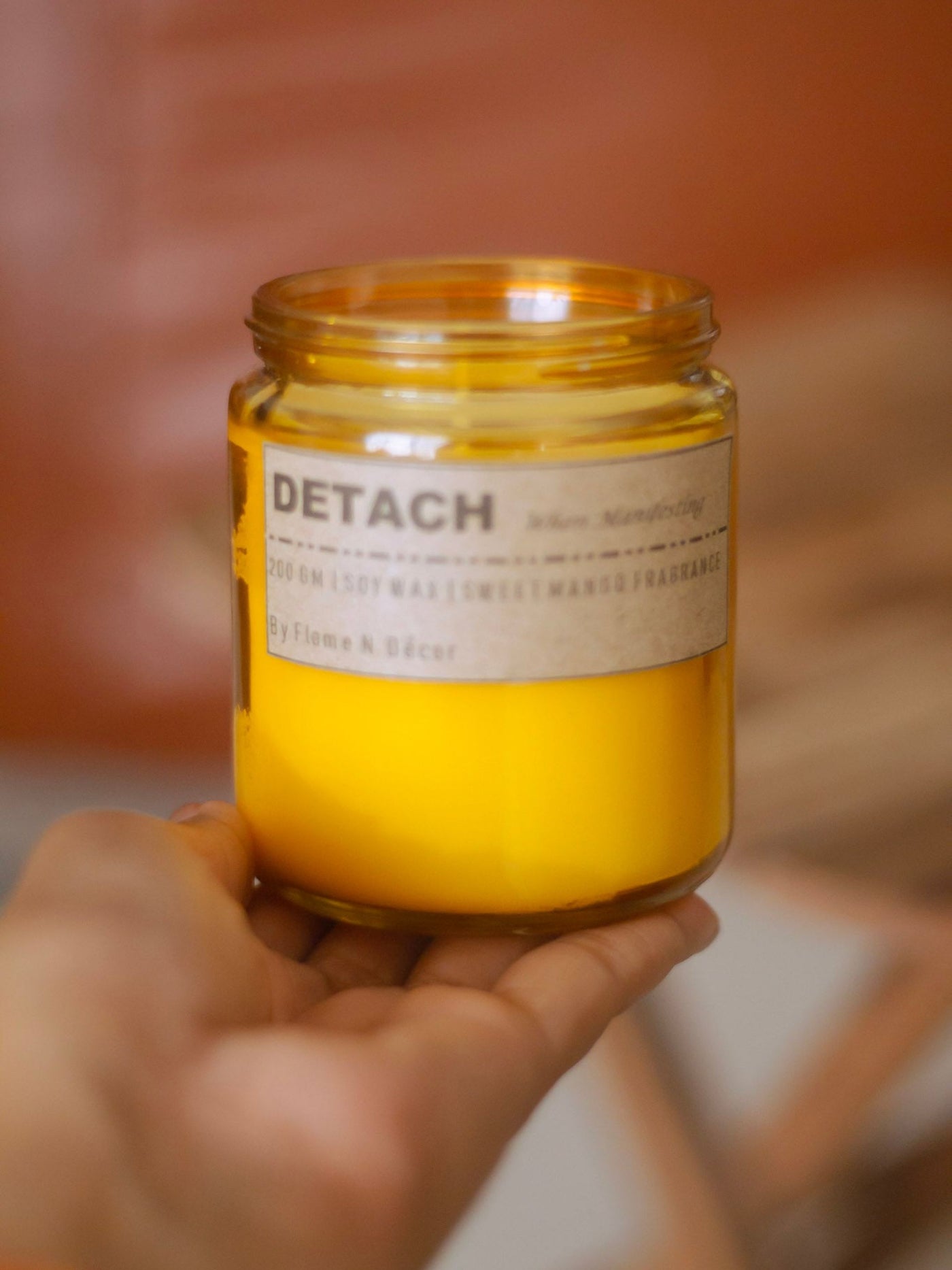 Detach when Manifesting Jar Candle