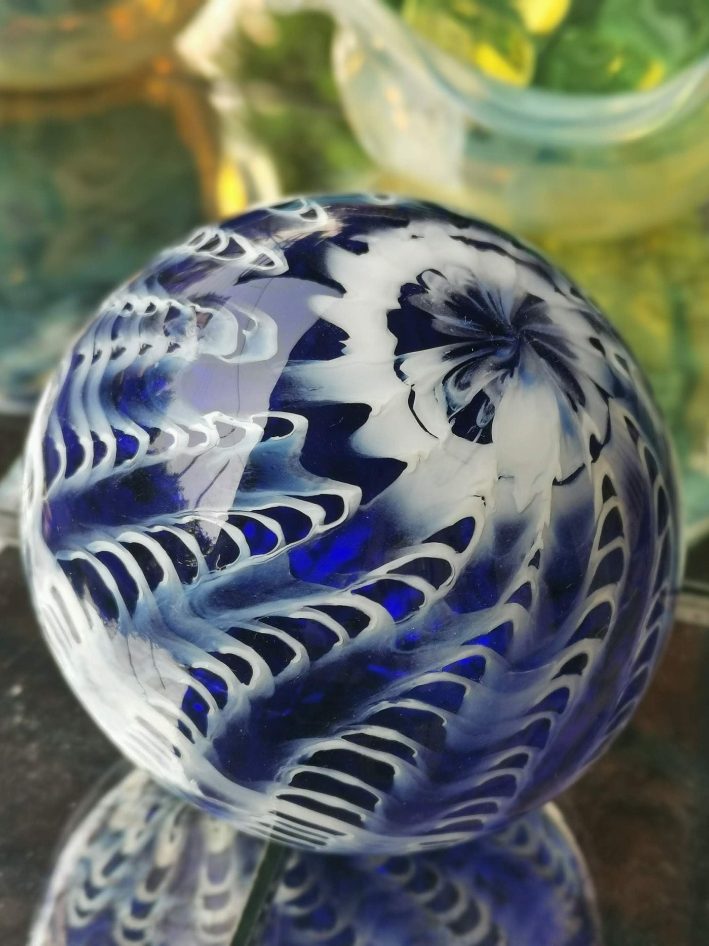 Art Glass Hand Blown Sphere