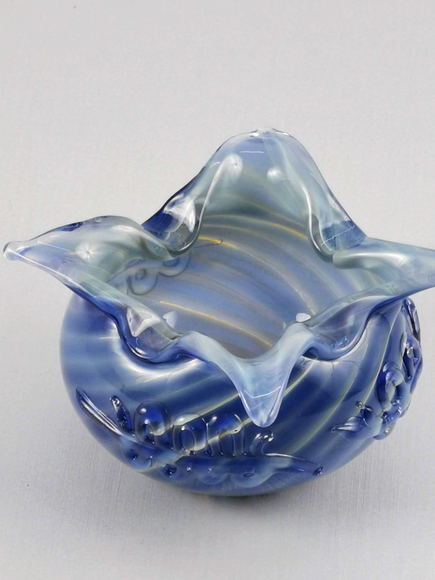 Bell Flower Art Glass Vase