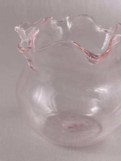 Art Glass Vase Rosa