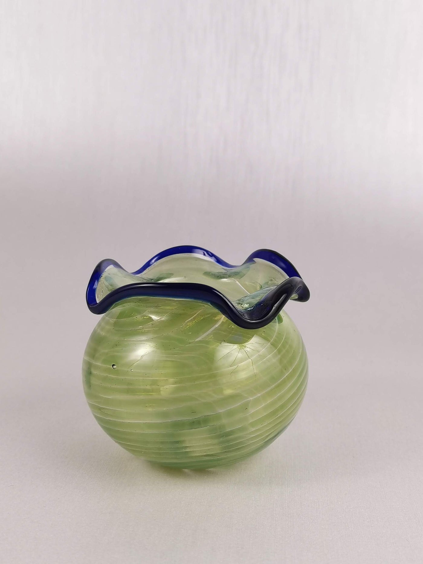 Art Glass Bowl /Vase Jade Dream