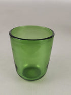 Handmade Tumbler Glass - Emerald Alchemy (single glass)