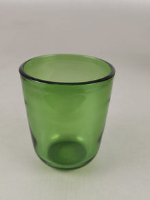 Handmade Tumbler Glass - Emerald Alchemy (single glass)