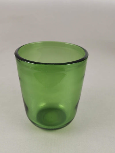 Handmade Tumbler Glass - Emerald Alchemy (single glass)
