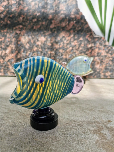 Fish Table Decor Glass- TE