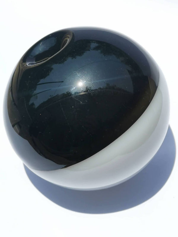 Art Glass Hand Blown Sphere - Dual Monocolor Orb