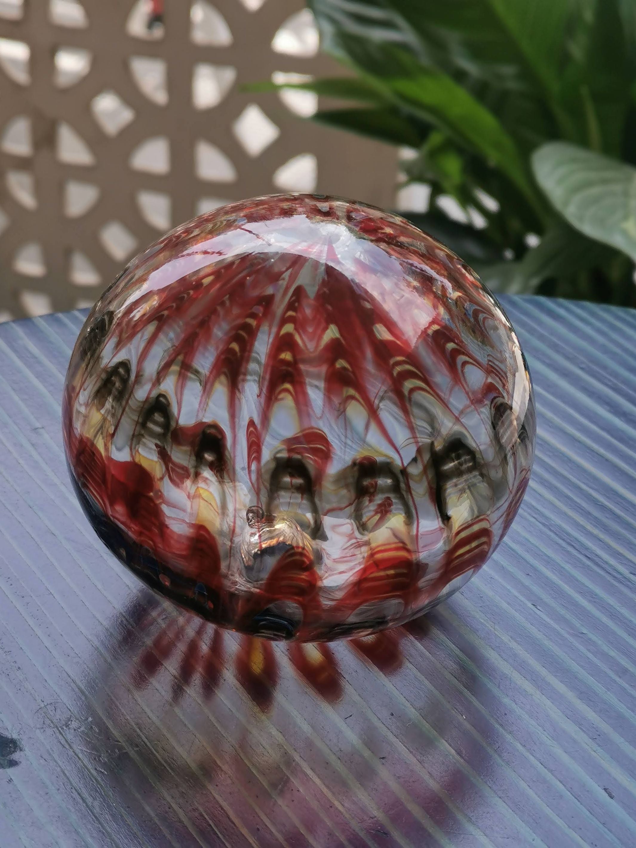 Art Glass Hand Blown Sphere