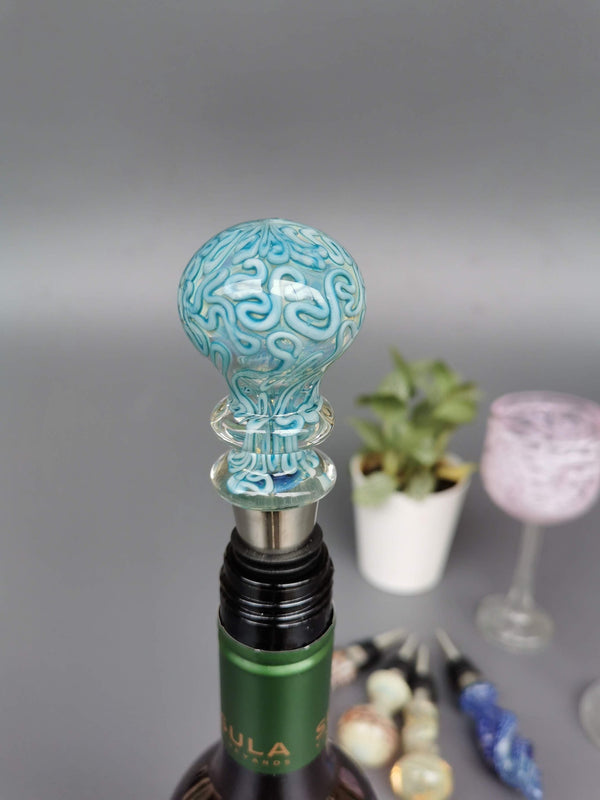 Wine Stoppers - Belice Handblown Glass