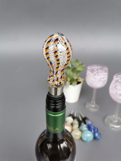 Wine Stoppers - Reno Handblown Glass