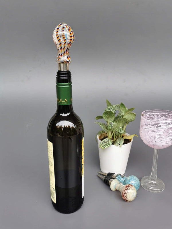 Wine Stoppers - Reno Handblown Glass