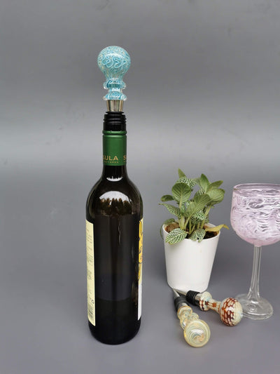 Wine Stoppers - Belice Handblown Glass