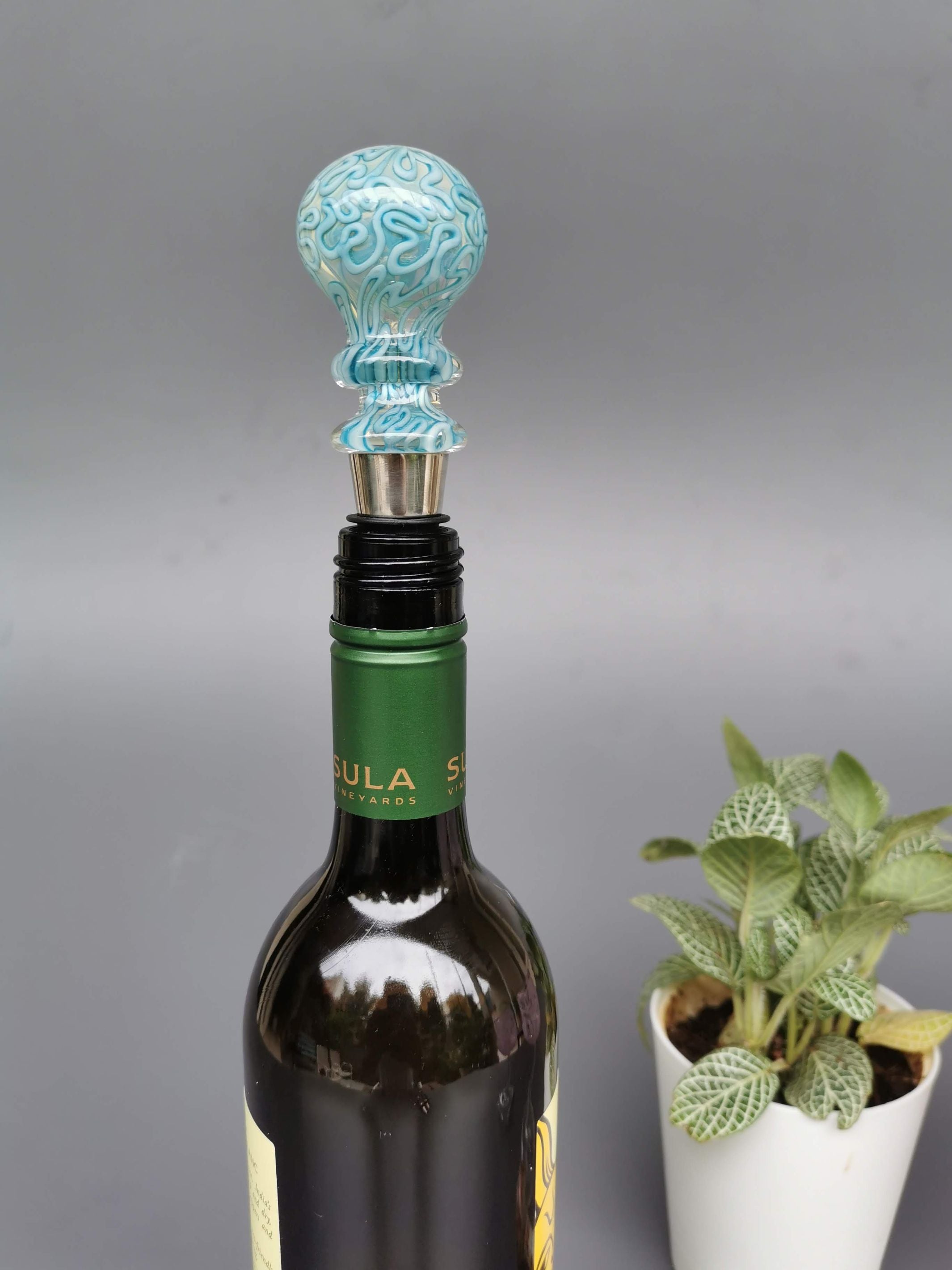 Wine Stoppers - Belice Handblown Glass