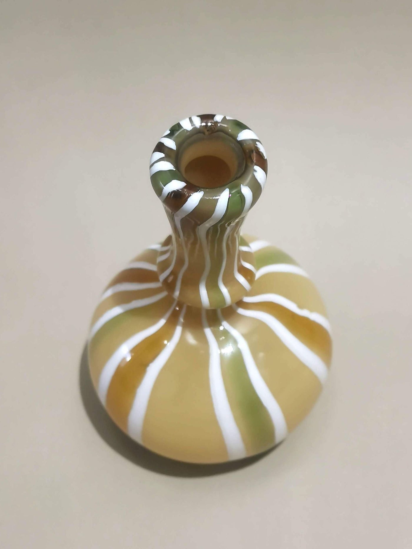 Murano Glass Style Vase- Earthy Hues