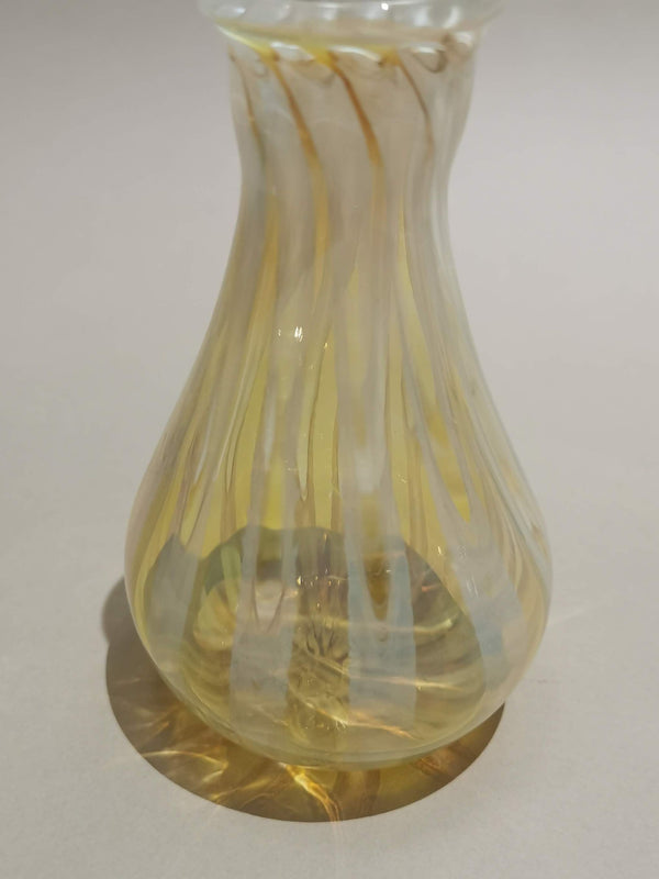 Handblown Vase Natural Hues - Murano Glass Style
