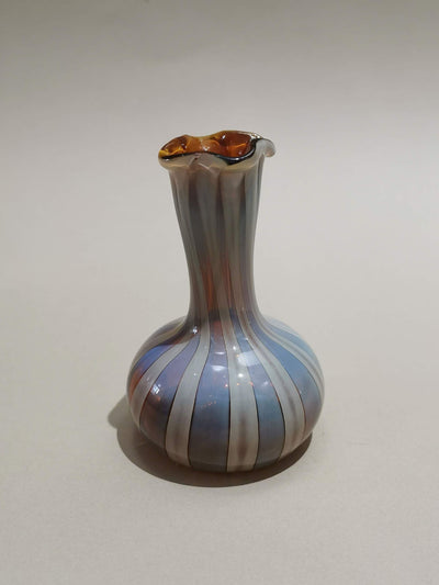 Murano Glass Style Vase- Earthy Hues