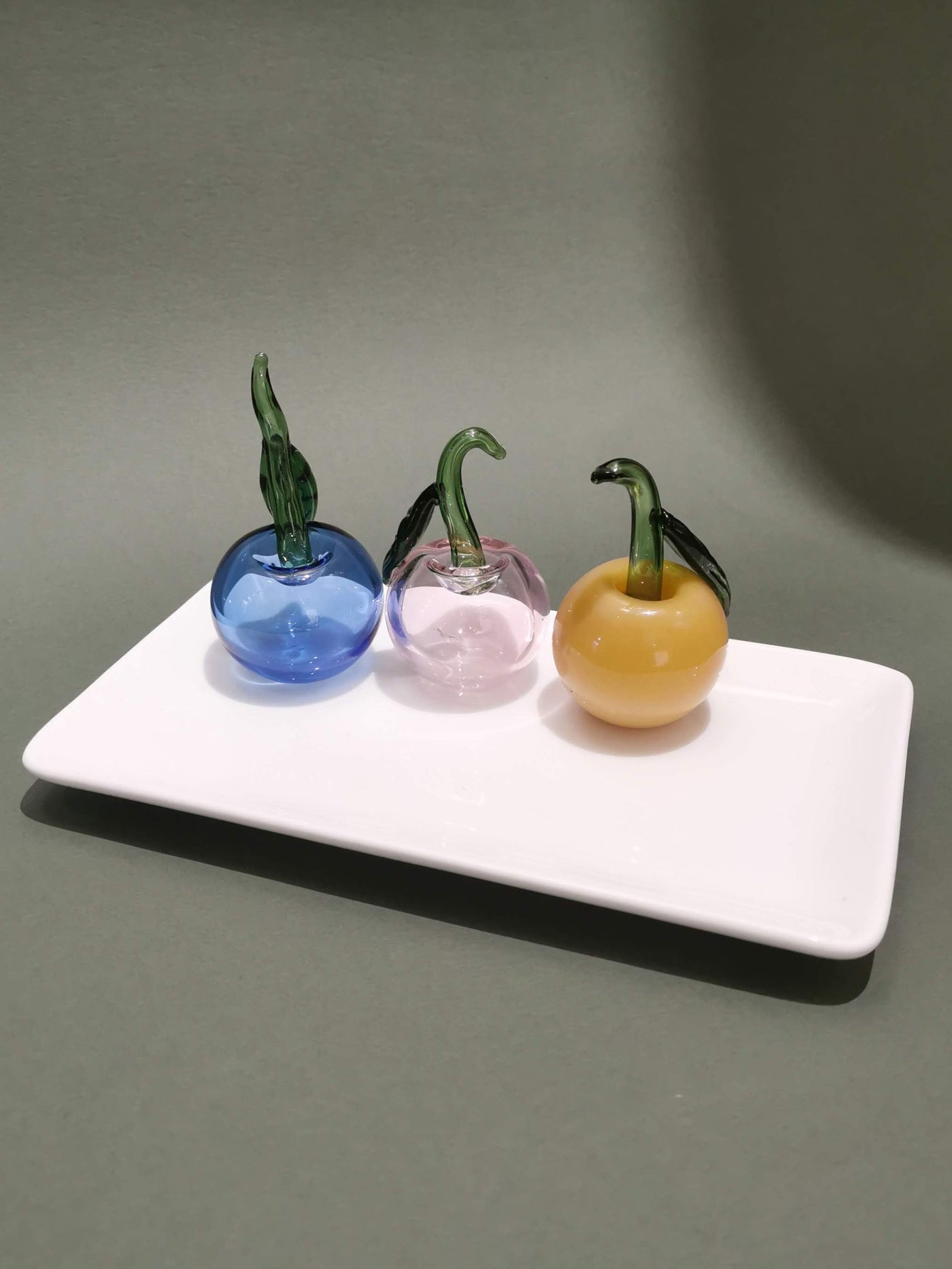 Murano Glass Style Decoration- Cherry Apples