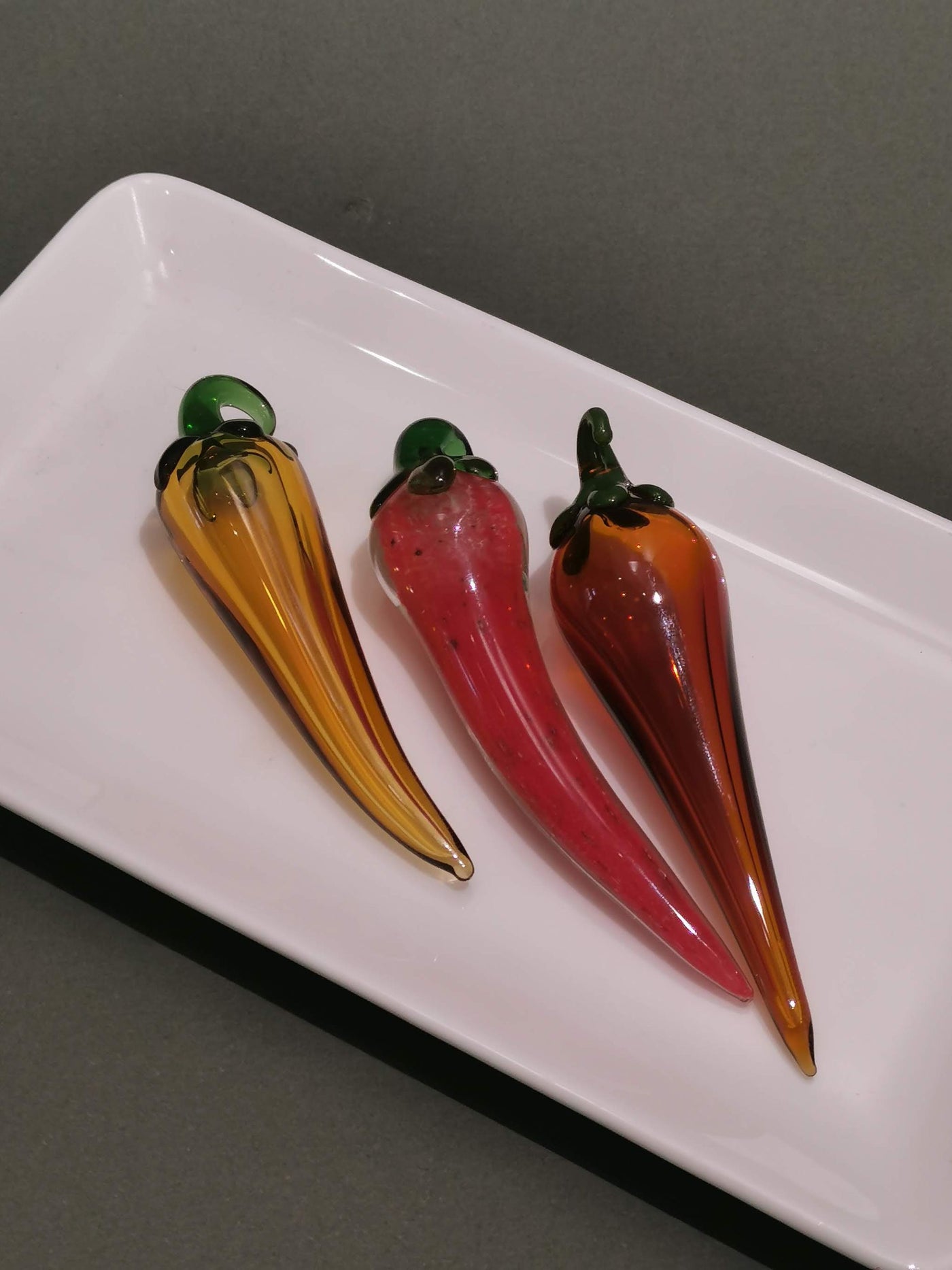 Murano Glass Style Decoration- Chilly (Fire)