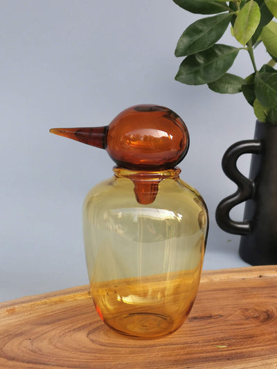 Glass Bird Figurine - Handblown (Sunrise Bob)