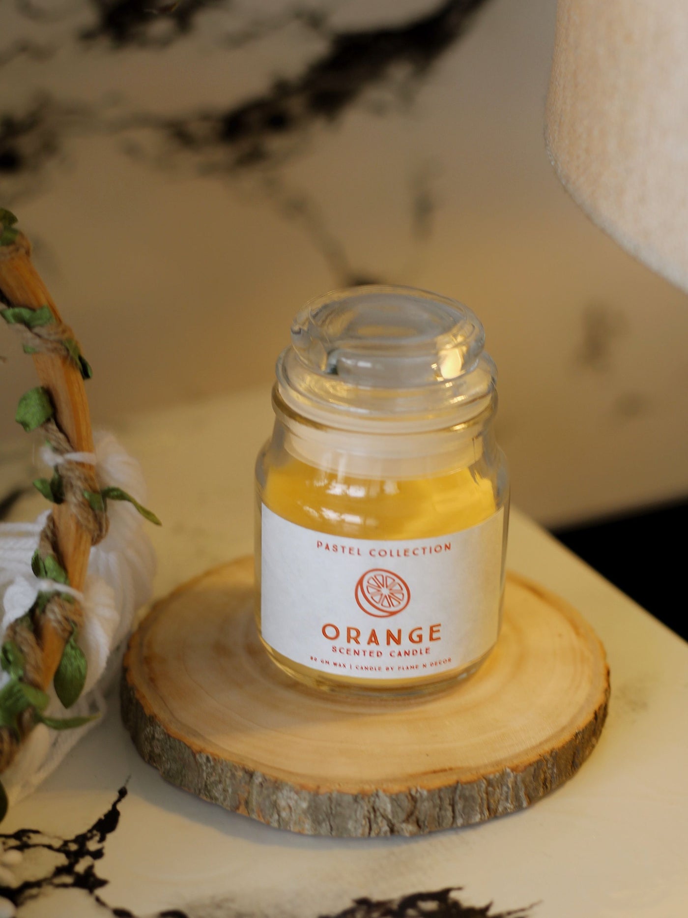 Orange Cookie Jar Candle