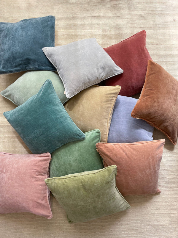 Cushion Cover - Seafoam Green Velvet