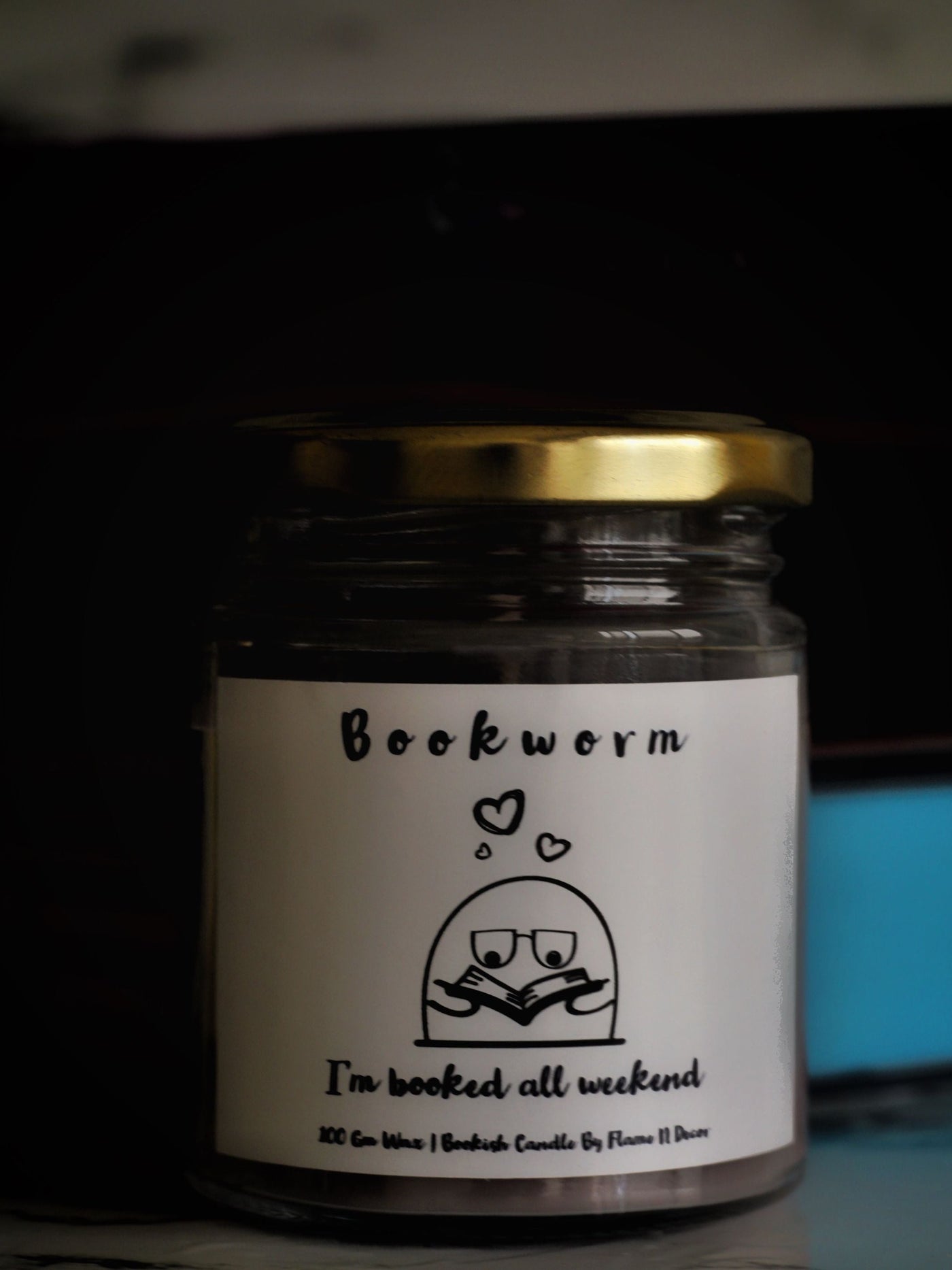 Bookworm Candle