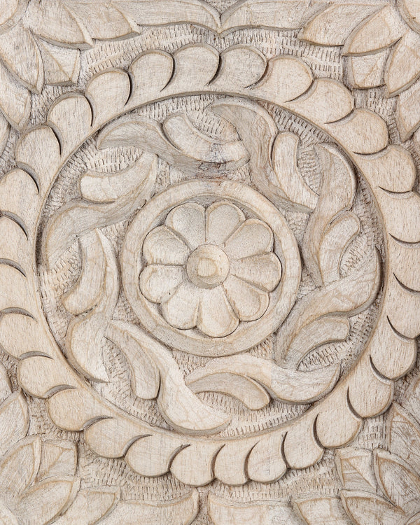 Hand Carved Mangifera Industrial Cabinet